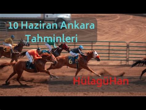 Ankara at yarışı bülteni